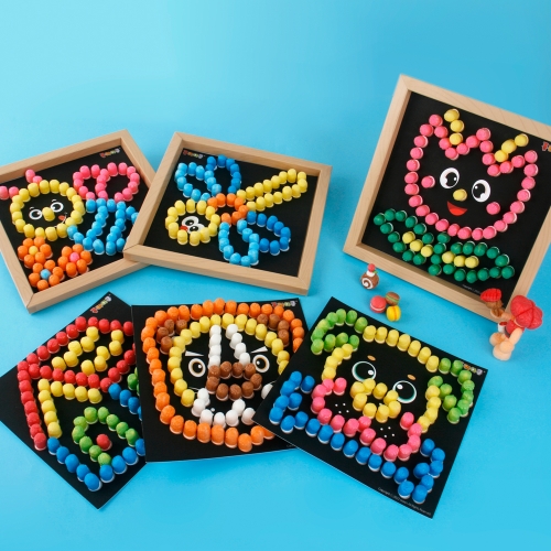 미니플레이콘액자만들기5인용-도트아트(6종-선택1)