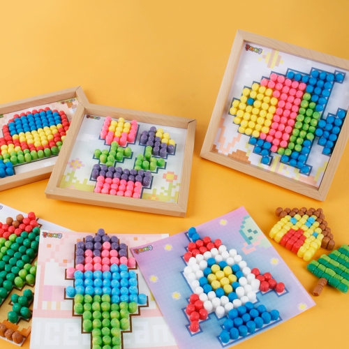 미니플레이콘액자만들기5인용-픽셀아트(6종-선택1)