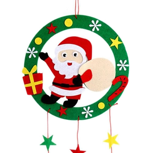 산타, 눈사람 리스 만들기(랜덤)