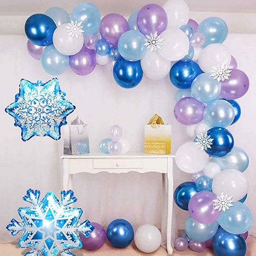 겨울 파티장식 풍선세트