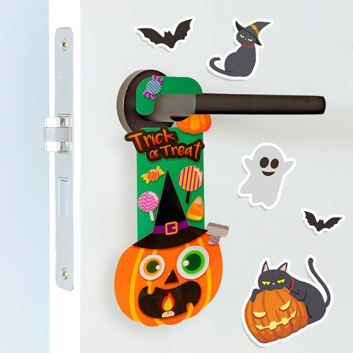 217 할로윈 파티 종이 방문걸이 만들기 6종 인테리어 장식