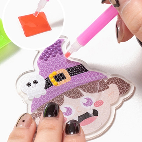 219 어린이 보석십자수 할로윈 키링