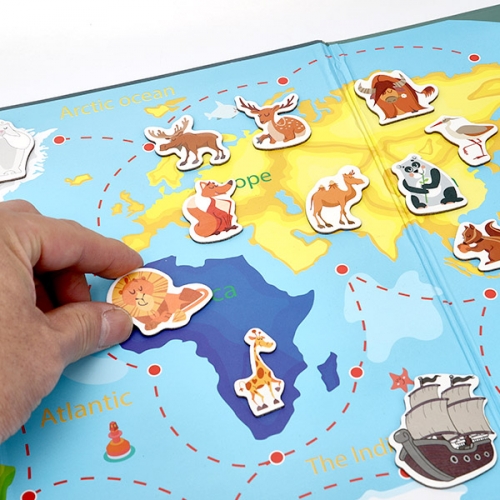 [캐스B]튼튼 자석퍼즐세계지도(2315)