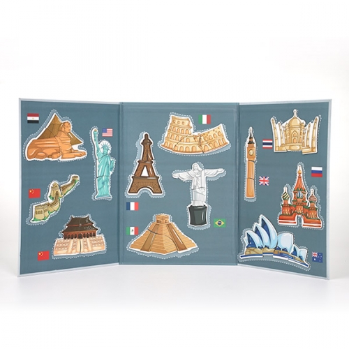 [캐스B]튼튼 자석퍼즐세계랜드마크(2314)