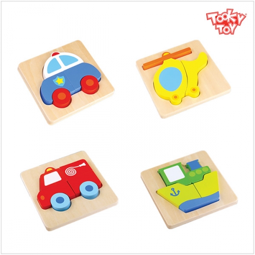 투키토이 미니교통퍼즐 4종