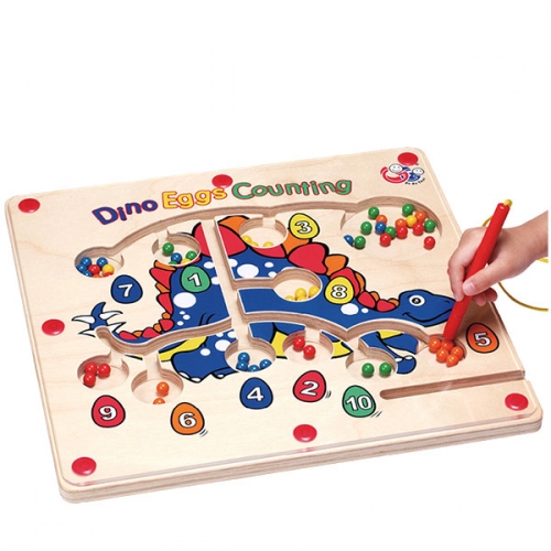 원목 자석 완구 공룡알세기