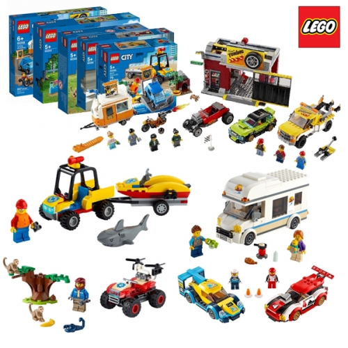레고 시티 NEW 특별한 자동차세트 60300, 60286, 60256, 60258, 60283
