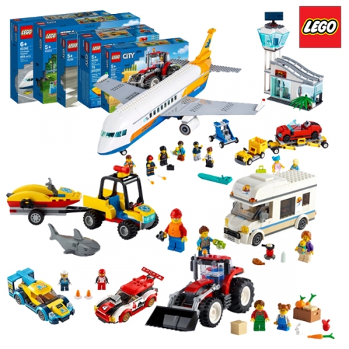 레고 시티 교통기관 세트 60262, 60286, 60287, 60256, 60283