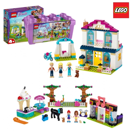 레고 프렌즈 뉴 타운하우스세트 41431, 41398 (설명서코팅)
