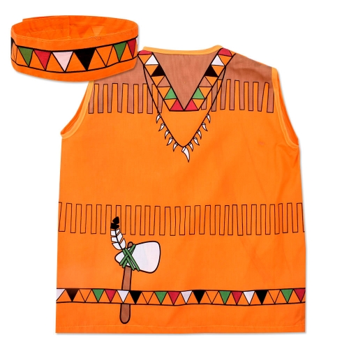 인디언 역할 의상 유니폼-조끼형