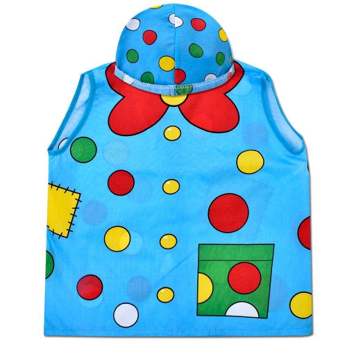 삐에로 역할 의상 유니폼-조끼형