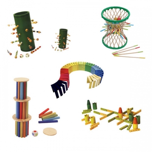 하페 보드 게임 5종 밤부 놀이 세트 교육용