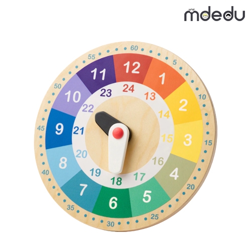 교육용 목재시계 멀티컬러 UNDERHALLA