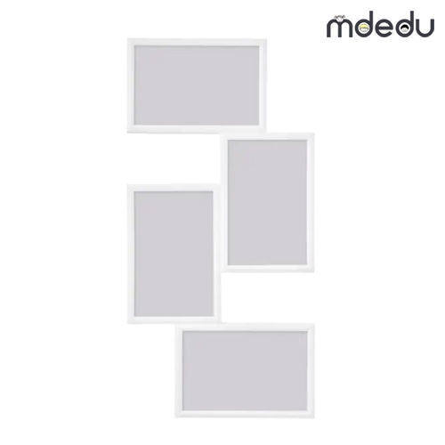 화이트 콜라주 액자 4칸 YLLEVAD