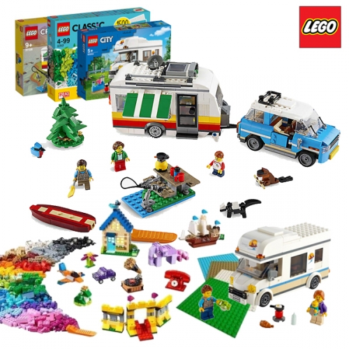 레고 시티&크리에이터 즐거운 가족 캠핑세트 31108, 60283, 11717