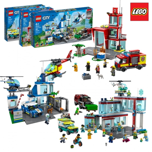 레고 시티 종합응급구조세트 60330, 60320, 60316