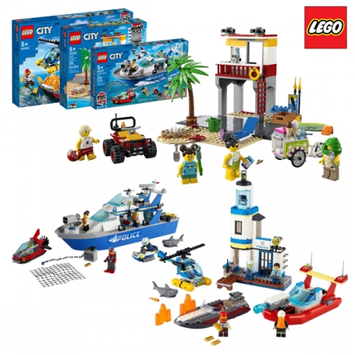 레고 시티 해양응급구조세트 60328, 60277, 60308