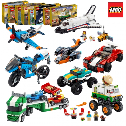 레고 크리에이터 3in1 종합교통기관세트 31117, 31113, 31100, 31114, 31111, 31099, 31104, 31101