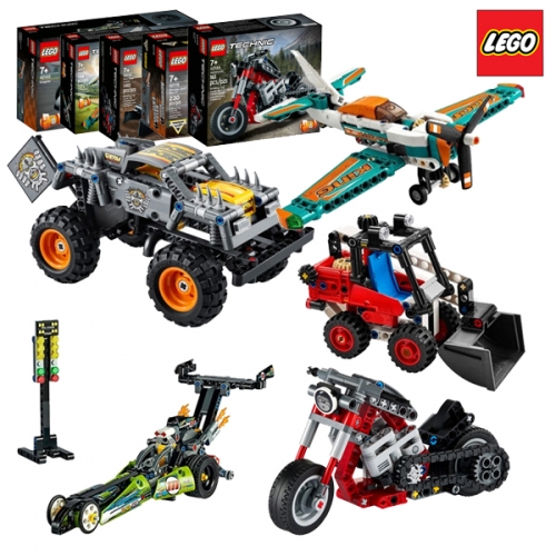 레고 테크닉 종합 스페셜 교통기관세트 42119, 42103, 42132, 42117, 42116