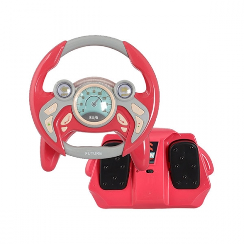 출발 운전대 놀이 핑크