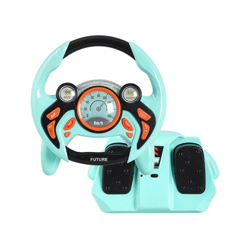 출발 운전대 놀이 블루