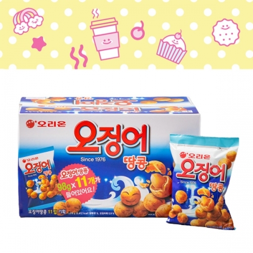 오리온 오징어땅콩 98g x 11입