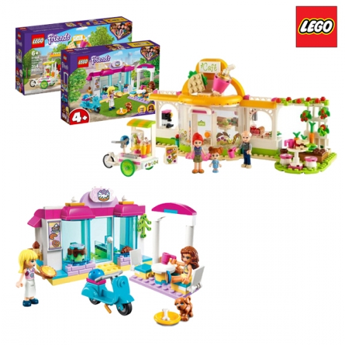 레고 프렌즈 하트레이크 시티 베이커리카페세트 41440, 41444