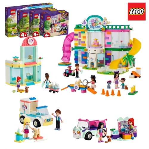 레고 프렌즈 해피반려동물세트 41718, 41439, 41694, 41695