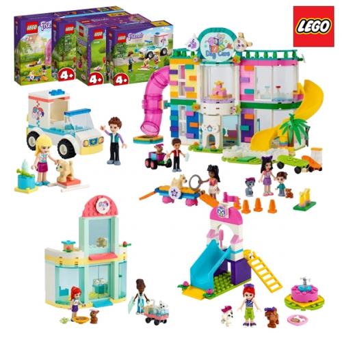 레고 프렌즈 하트레이크 반려동물종합세트 41396, 41718, 41694, 41695