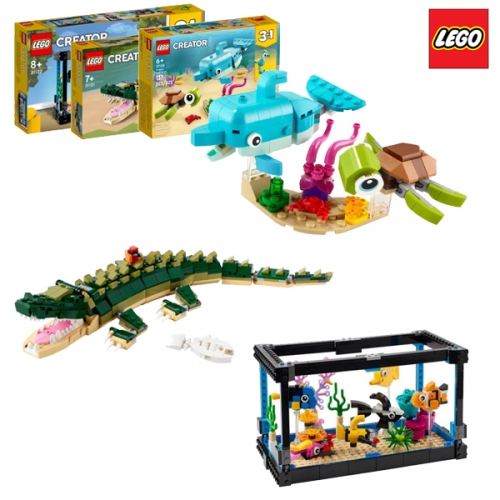 레고 크리에이터 3in1 다양한 해양동물세트 31122, 31121, 31128