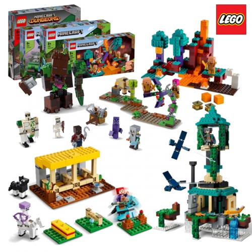 레고 마인크래프트 모험세트 21173, 21176, 21168, 21171