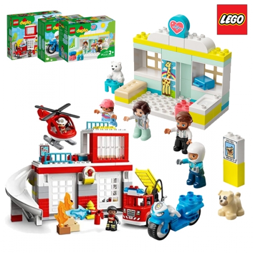 레고 듀플로 응급구조종합세트 10970, 10967, 10968