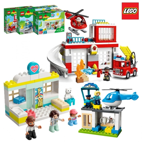레고 듀플로 뉴 응급구조종합세트 10970, 10959, 10968