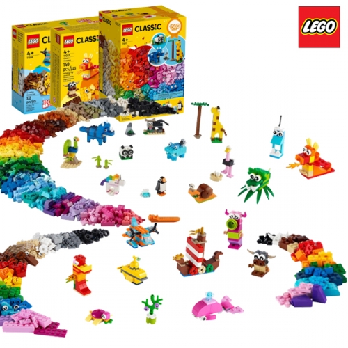 레고 클래식 신기한 애니멀 브릭세트 11011, 11018, 11017