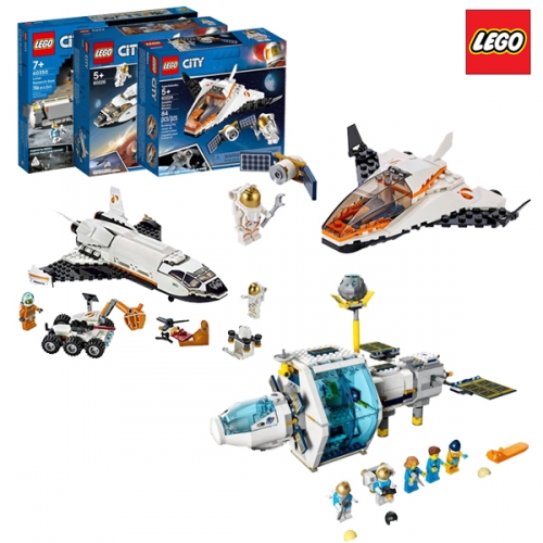 레고 시티 우주연구종합세트 60224, 60350, 60225 (설명서코팅)