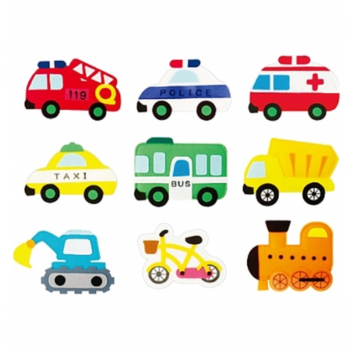 펠트 찍찍이 교육자료 육상교통 9종