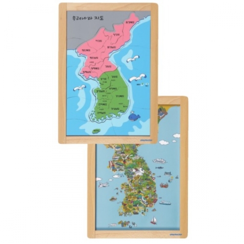 우리나라상징퍼즐지도