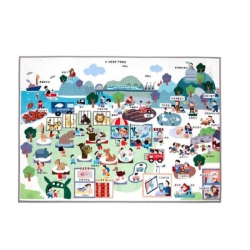 동식물과자연매트(대)