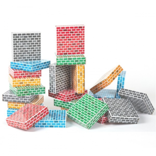 종이벽돌블록(넓은정사각25)(반품시박스교체비추가)