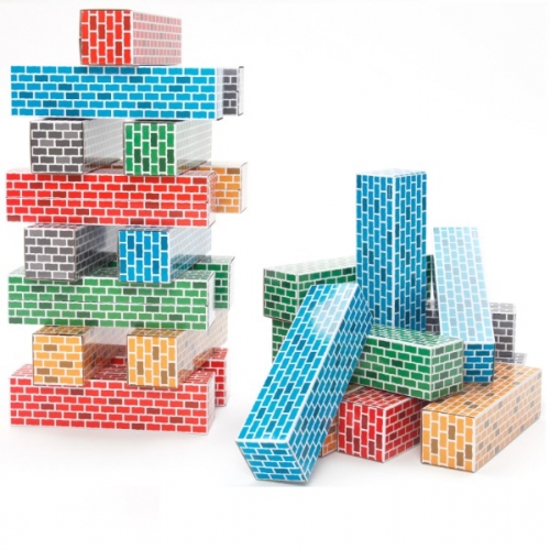 종이벽돌블록(정사각기둥25)(반품시박스교체비추가)