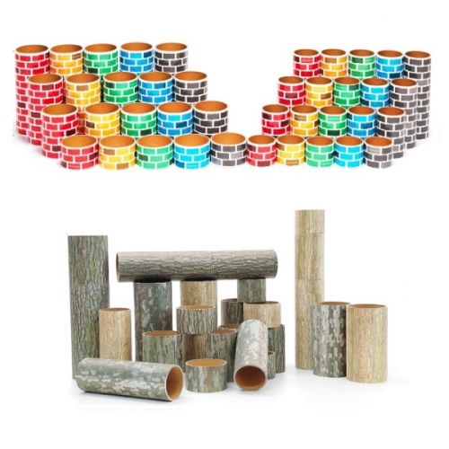 종이벽돌블록원기둥세트(반품시박스교체비추가)