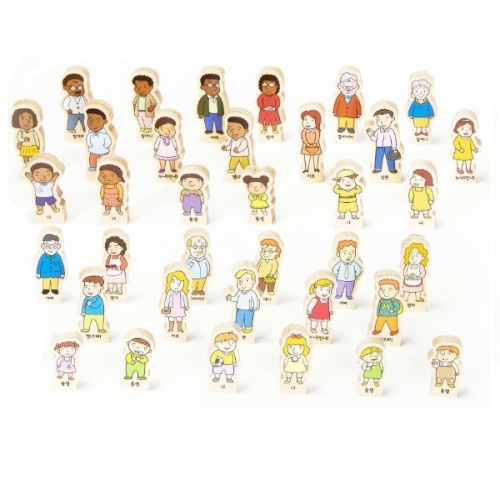 가족모형블록36(자작합판)