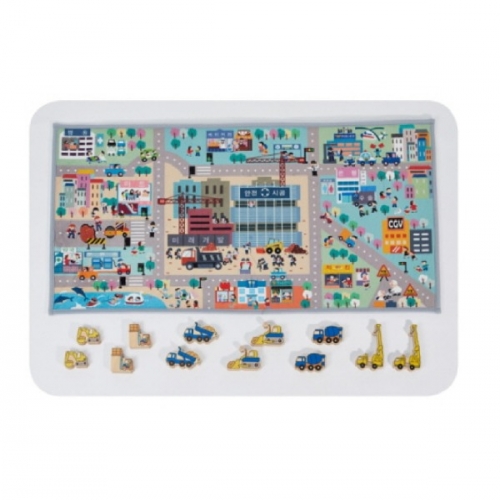 건설현장매트와모형놀이(책상용)