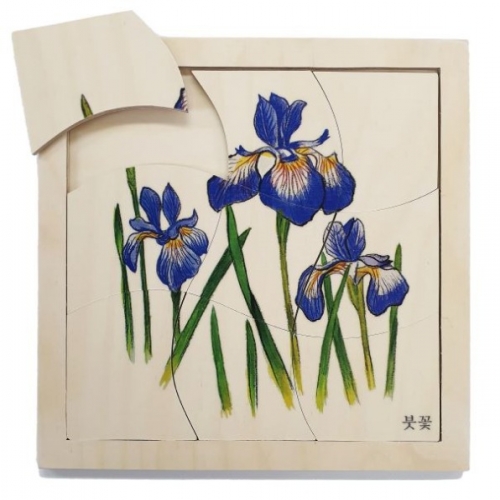 자연퍼즐풀과야생화세트(숲놀이자연퍼즐풀과야생화세트)