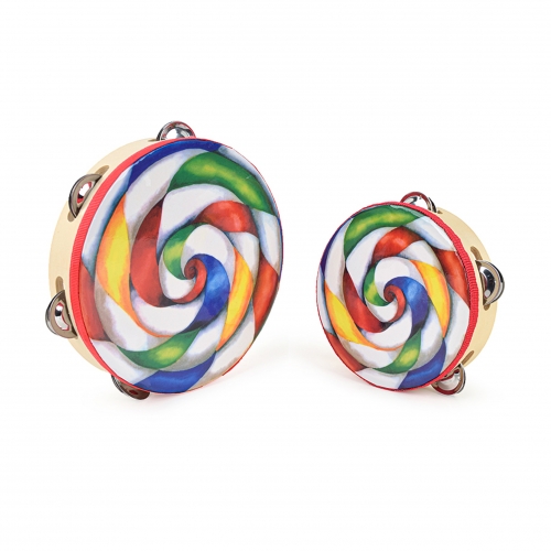 레인보우리퍼블릭 롤리팝 탬버린(중)