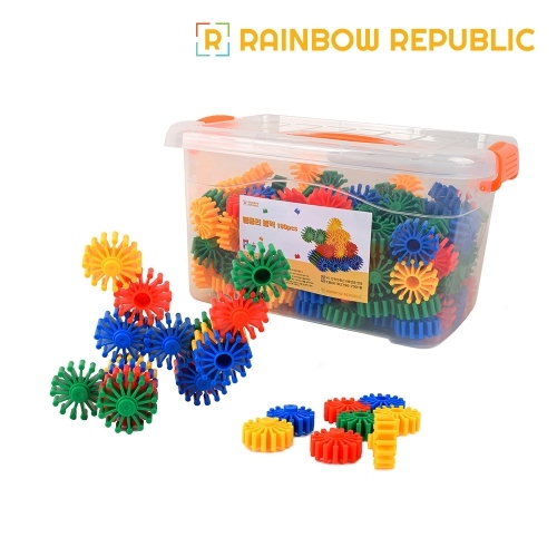 레인보우리퍼블릭 탱글리 블럭 180pcs