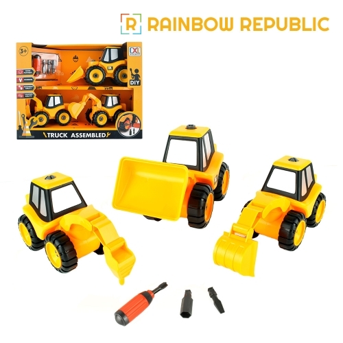 레인보우리퍼블릭 조립 중장비 3종세트