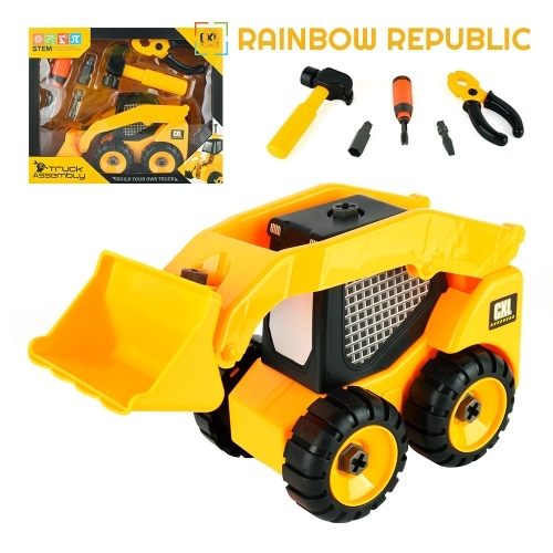 레인보우리퍼블릭 조립 중장비 불도저 세트