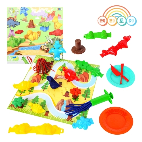 레인보우리퍼블릭 쥬라기 월드 도우 놀이 세트 22pcs