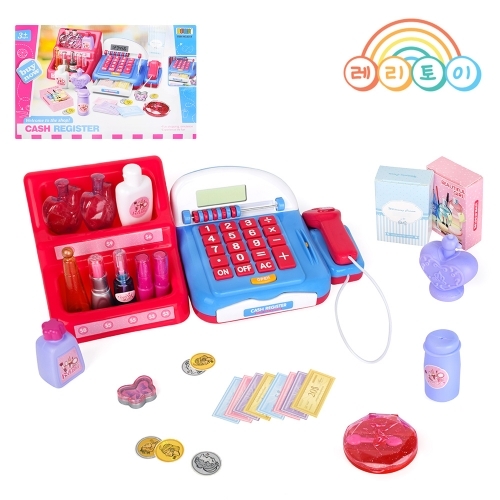 레인보우리퍼블릭 화장품 가게 계산대 놀이 19pcs